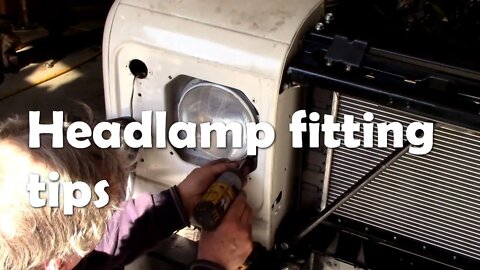 Headlamp fitting tips for Defenders/Series