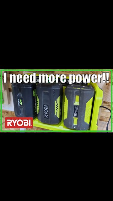 Upgrading the Ryobi 40V Battery Charging Station | #Shorts | 2021/15