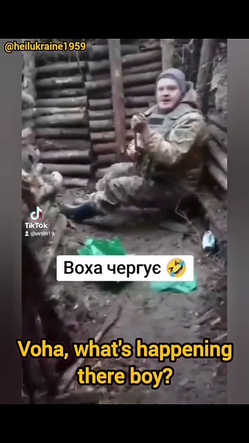 Special needs person was mobilised and sent to the frontlines where he is bullied by "battle buddies