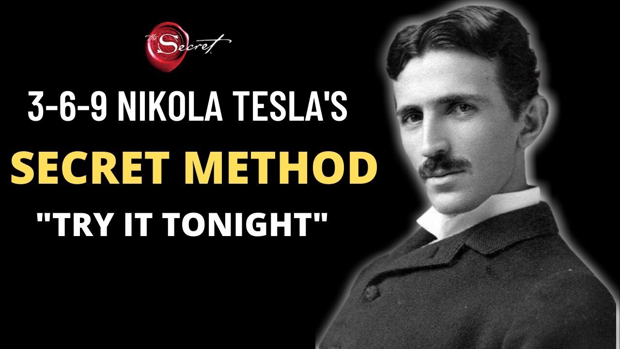 HOW TO USE NIKOLA TESLA'S 369 METHOD | SECRET CODE 369 TO MANIFEST ANYTHIGN YOU WANT FASTER