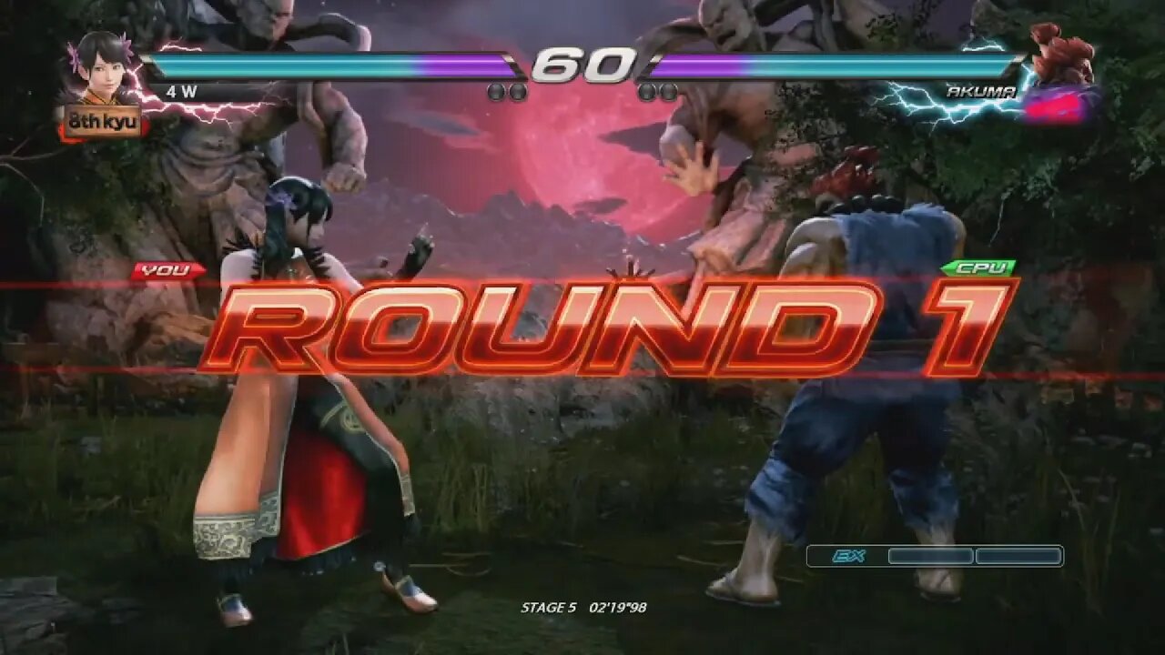 TEKKEN™7 (PS4) - Arcade Battle (Easy Mode) - Ling Xiaoyu (凌曉雨 Líng Xiǎoyǔ), ft. Akuma (豪鬼 Gōki)