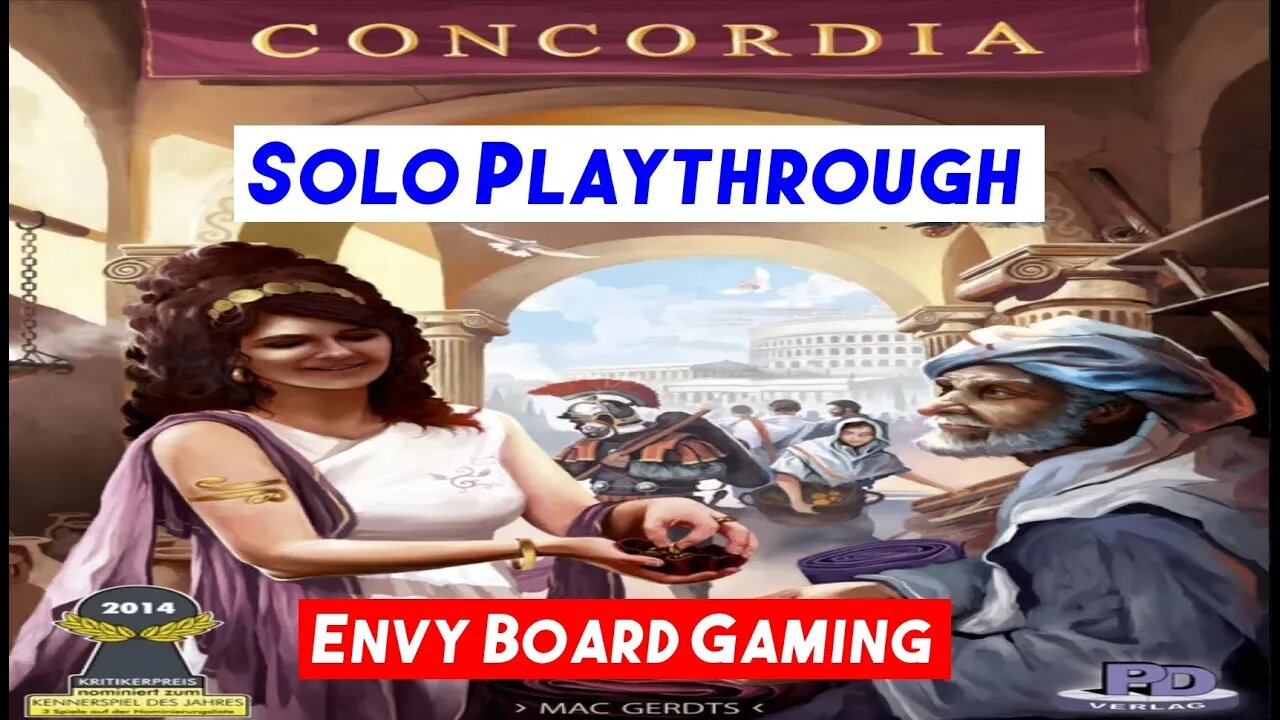 Concordia Solo Playthrough (Concordia Solitaria)