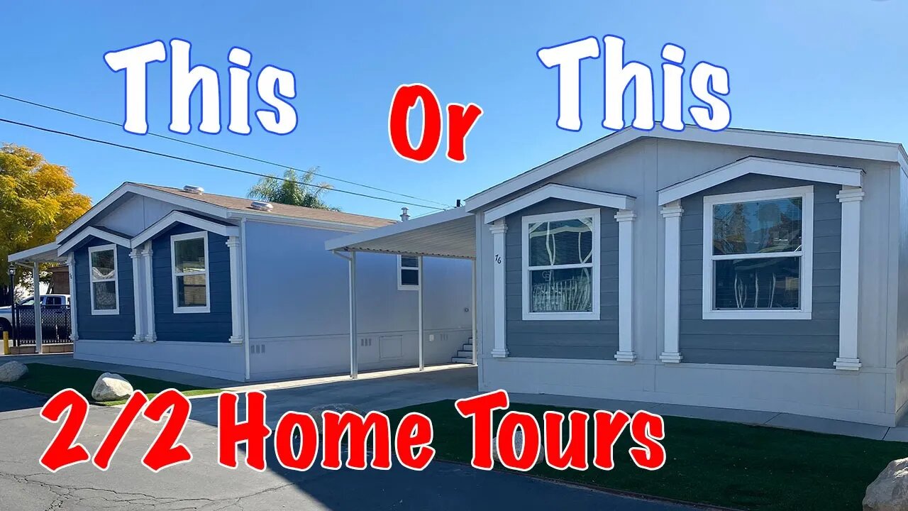 New Home Tour in Lake Elsinore. Briarwood 76. All Age Community. Mobile Home Tour 2/2.