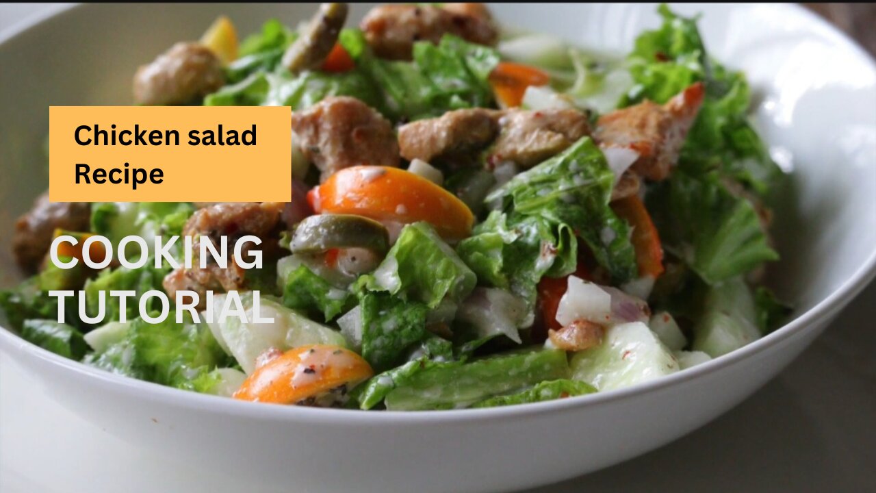 Chicken salad recipe I healthy salad recipe I healthy recipe I salad recipe.