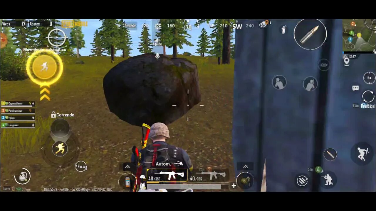 Live jogando PUBG Mobile