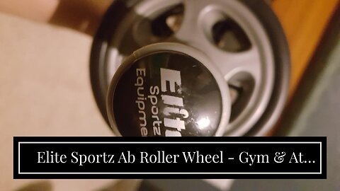 Elite Sportz Ab Roller Wheel - Gym & At Home Ab Workout Equipment with 2 Wheels to Exercise Cor...