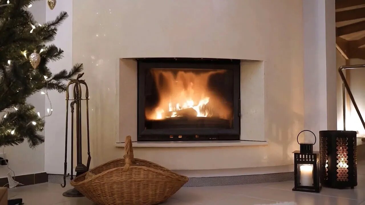 Cozy Gas Fireplace Burning Ambience Soothing Relaxing Sounds Study Sleep Relax