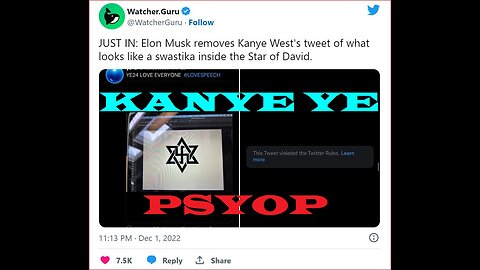 Kanye West, Ye psyop blows up, he calls Trump a "liar", then promotes Nazism