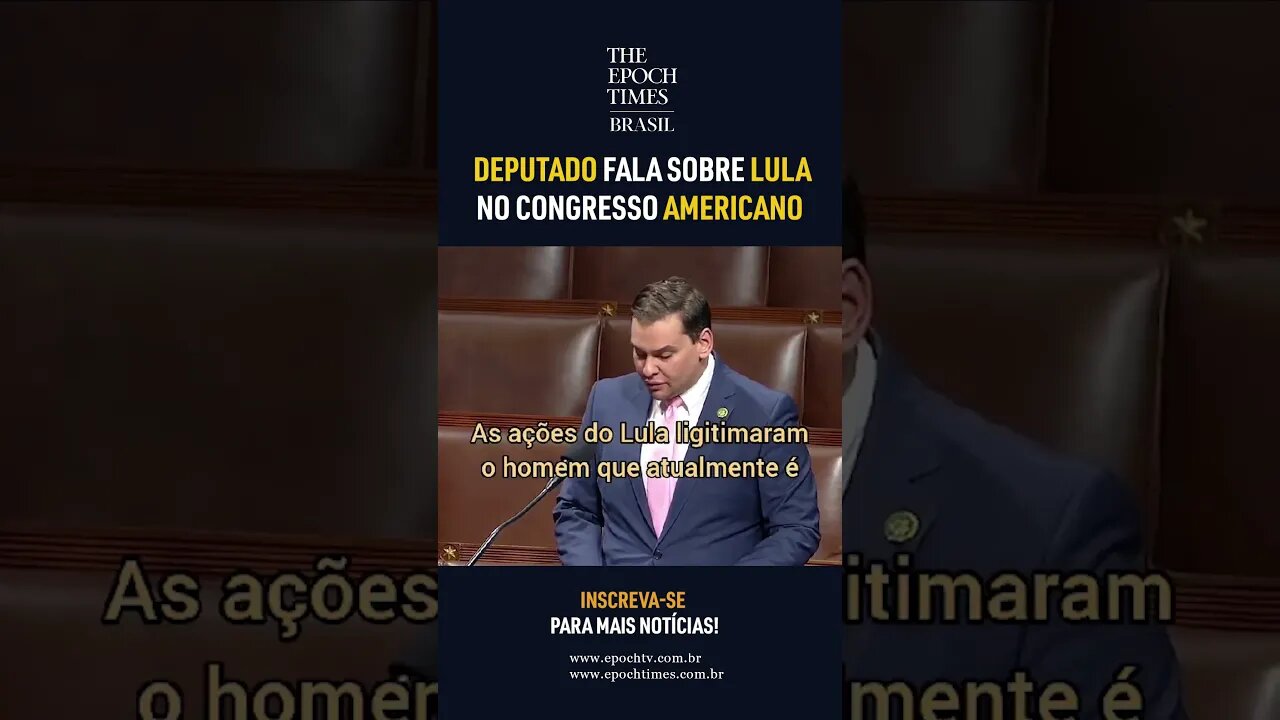 No Congresso dos EUA o deputado George Santos expôs preocupações sobre o governo brasileiro #shorts