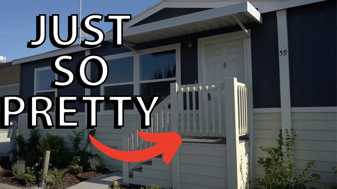 SLEEK & MODERN?! Mobile Home Exterior Options! Eave, Siding, Trex Steps, Dormer!