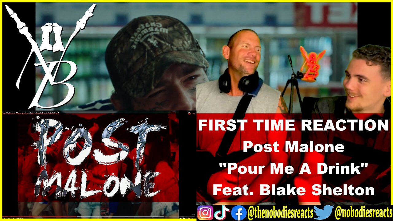 FIRST TIME REACTION to Post Malone "Pour Me A Drink" - Feat. Blake Shelton!