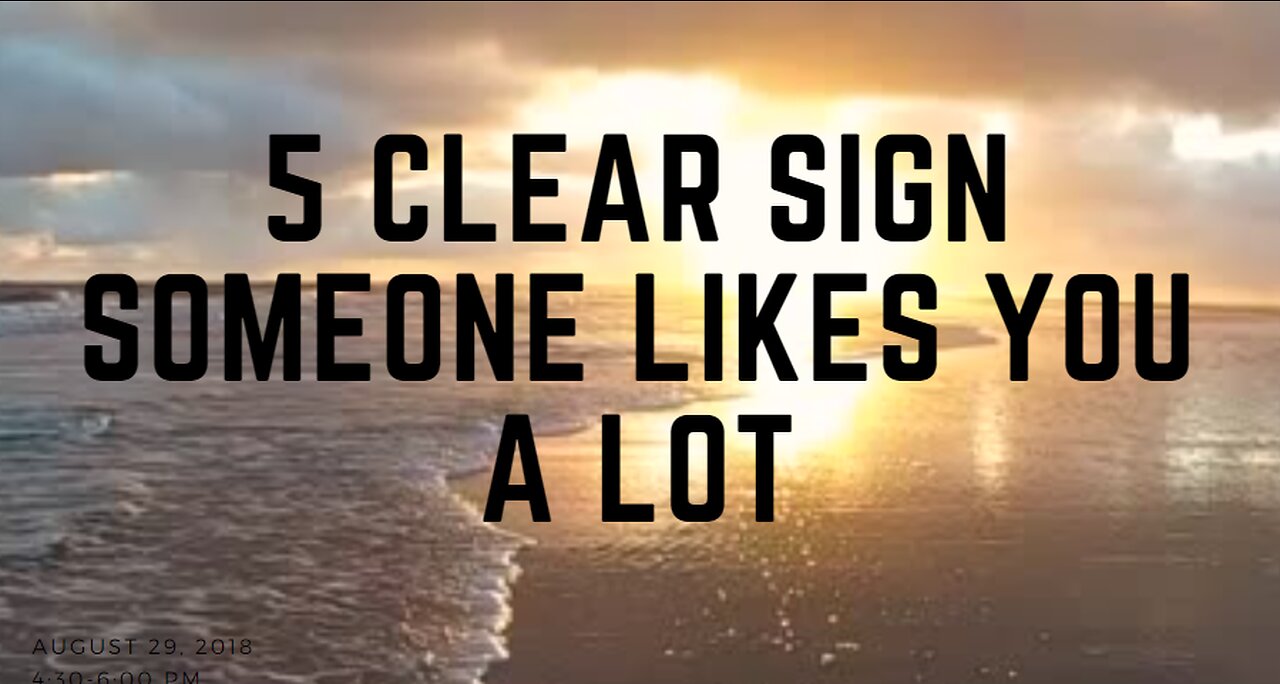 5 clears sign when someone likes