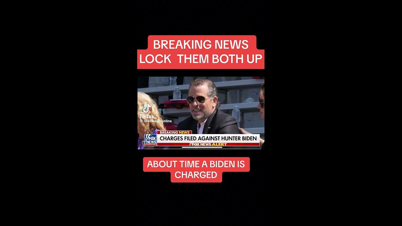 Hunter Biden charged finally
