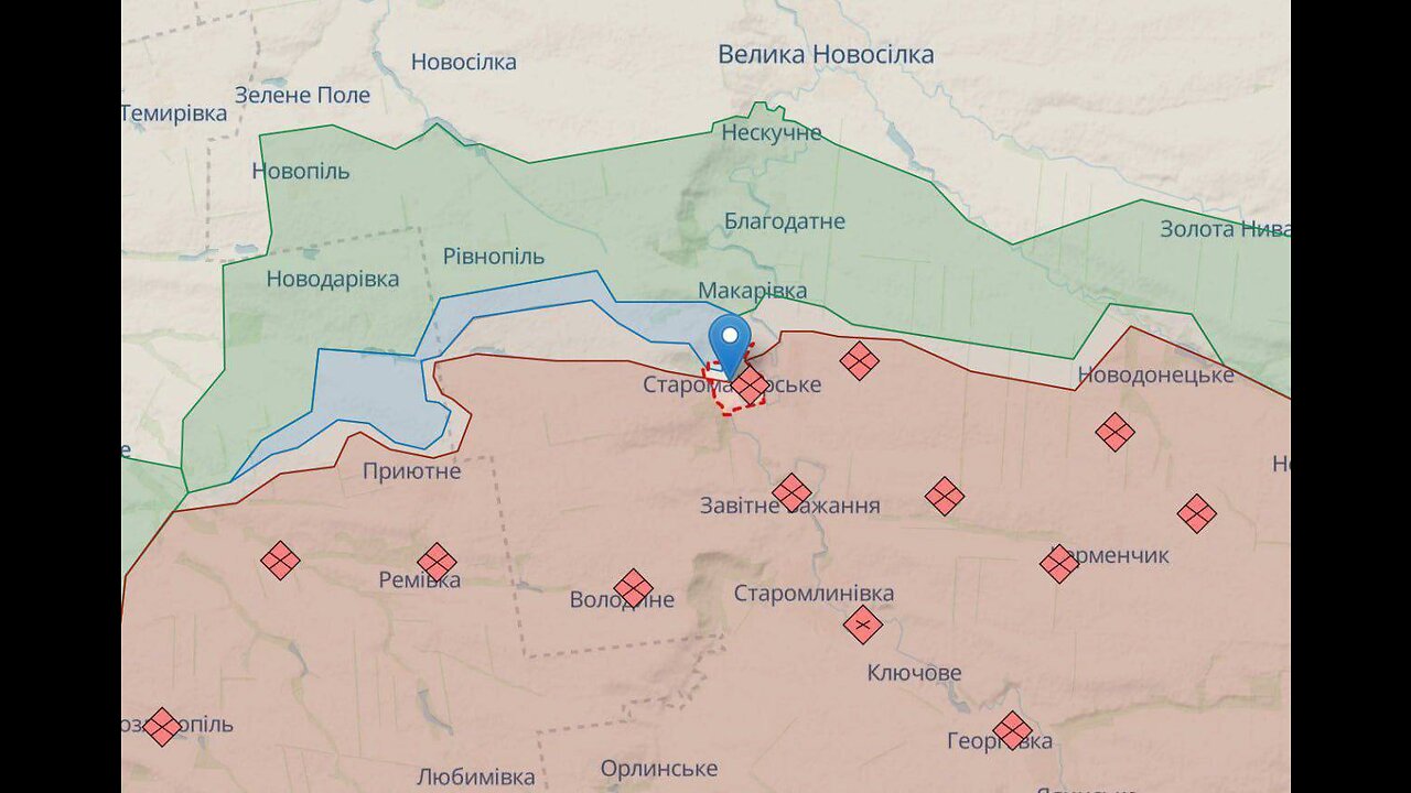 ❗️Staromayorskoye is again under the Ukrainian flag!