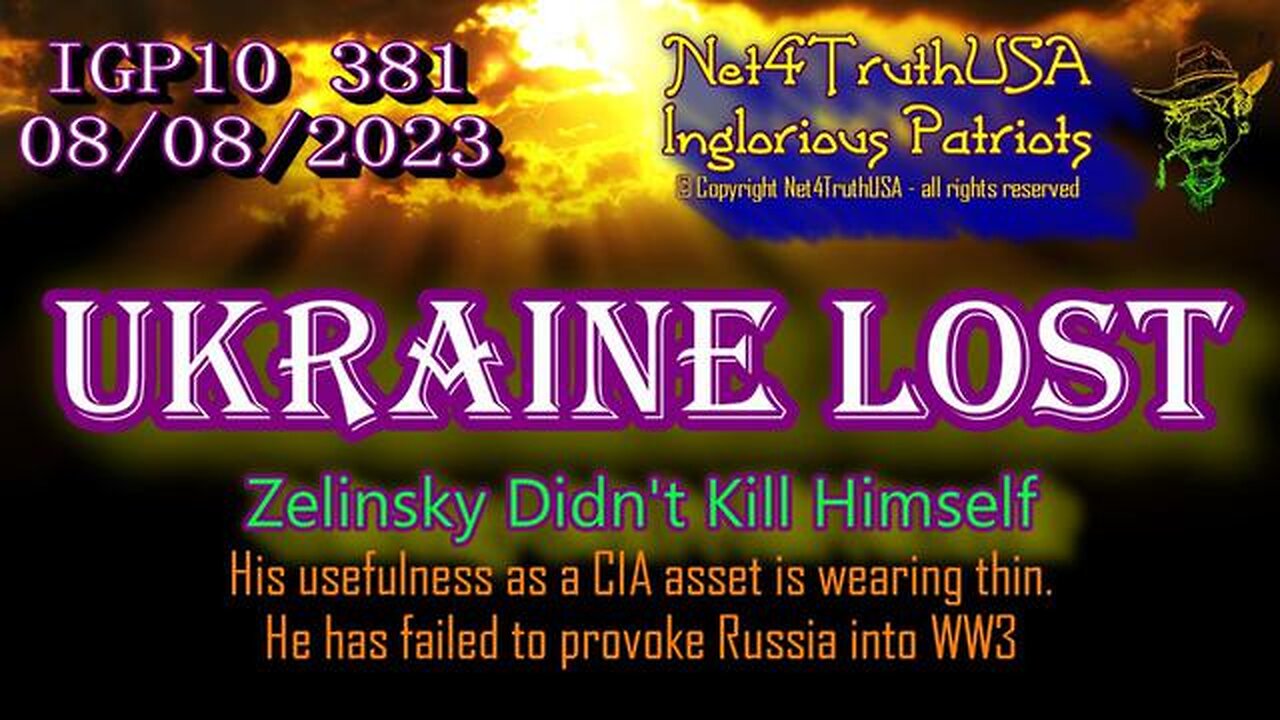 UKRAINE LOST - ZELINSKY DIDN'T KILL HIMSELF