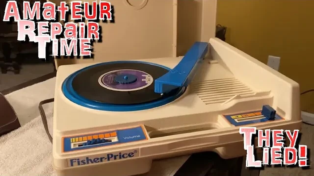 Somebody Lied And Sold Me A Broke 1978 Fisher Price Record Player! - Amateur Repair Time