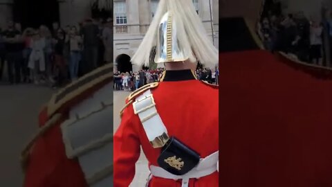 Changing of the guards the red guards #horseguardsparade