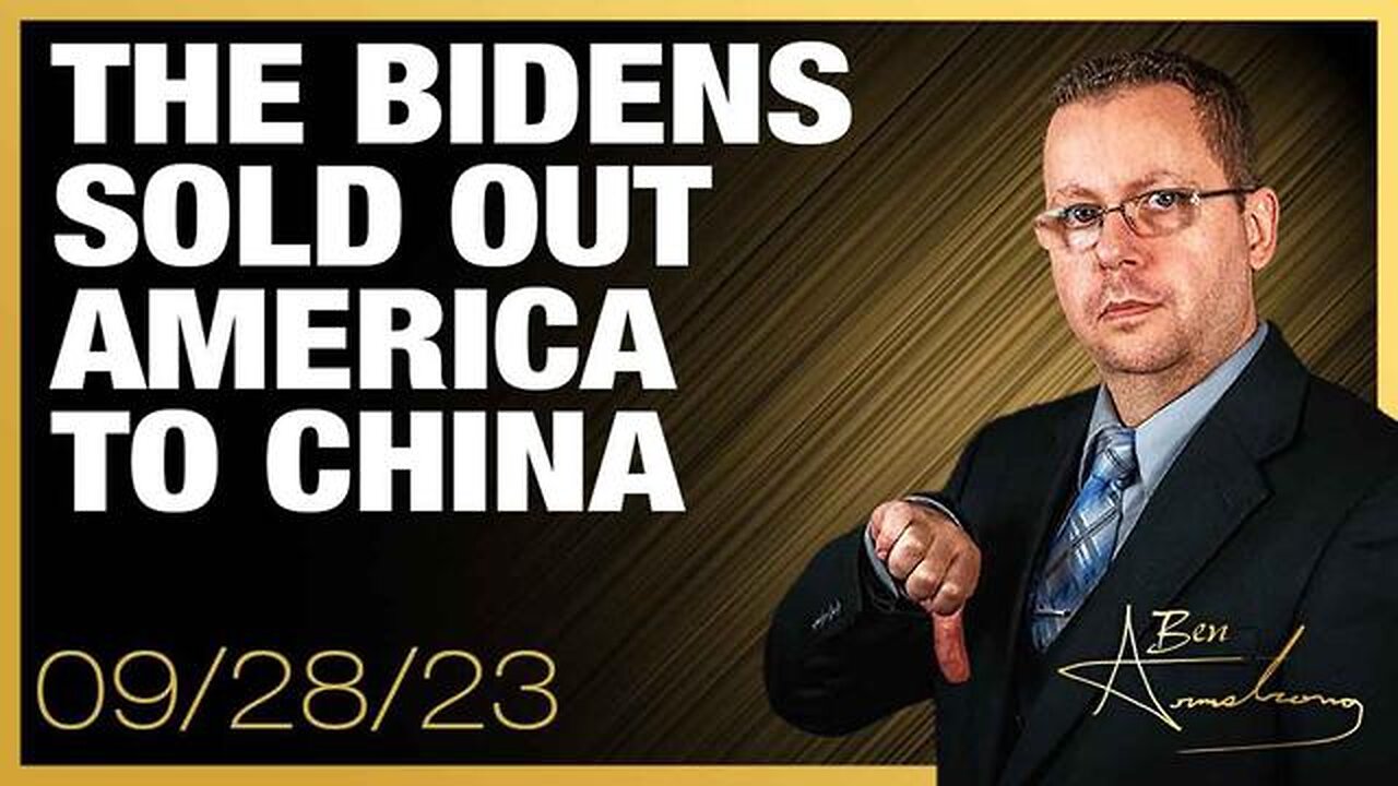 BOMBSHELL DOCUMENTS PROVE THE BIDENS SOLD OUT AMERICA TO CHINA FOR MONEY