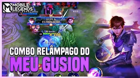 Esse é o COMBO do Gusion SUPER RÁPIDO | MLBB