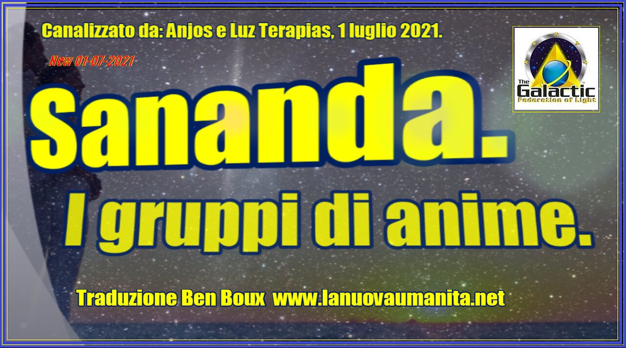 Sananda. I gruppi di anime.