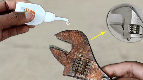 Why didn't I know this before. How to remove rust with super glue???