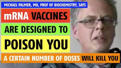 The Vaccine Is Designed To Poison People: Professor Of Biochemistry