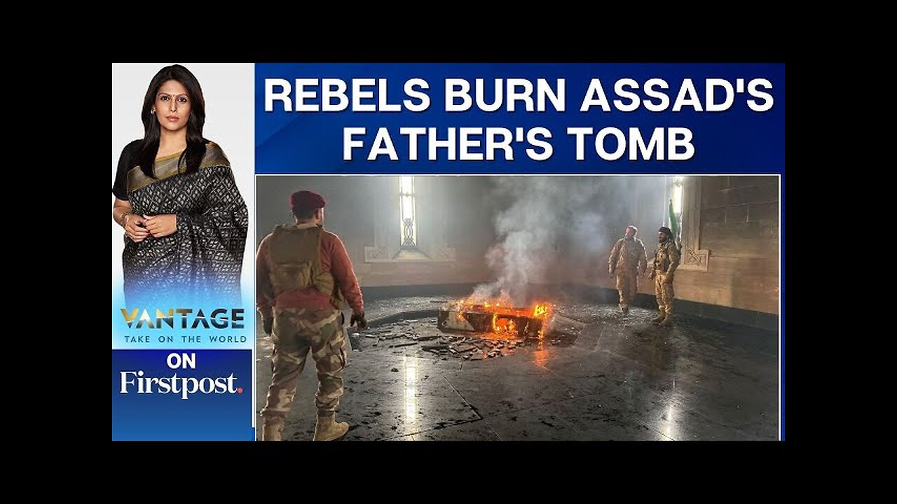 Syrian Rebels Set Fire to Tomb of Bashar al-Assad's Father | Vantage with Palki Sharma