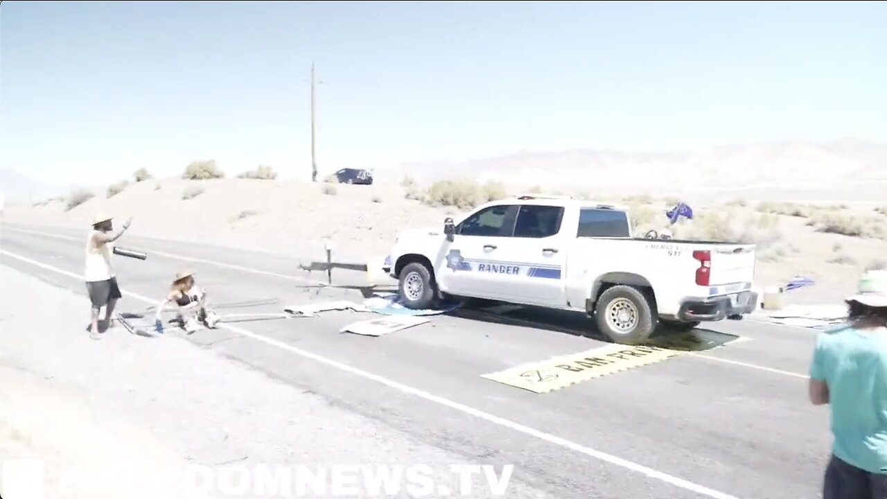 Nevada Rangers END a "climate protest" With Truck