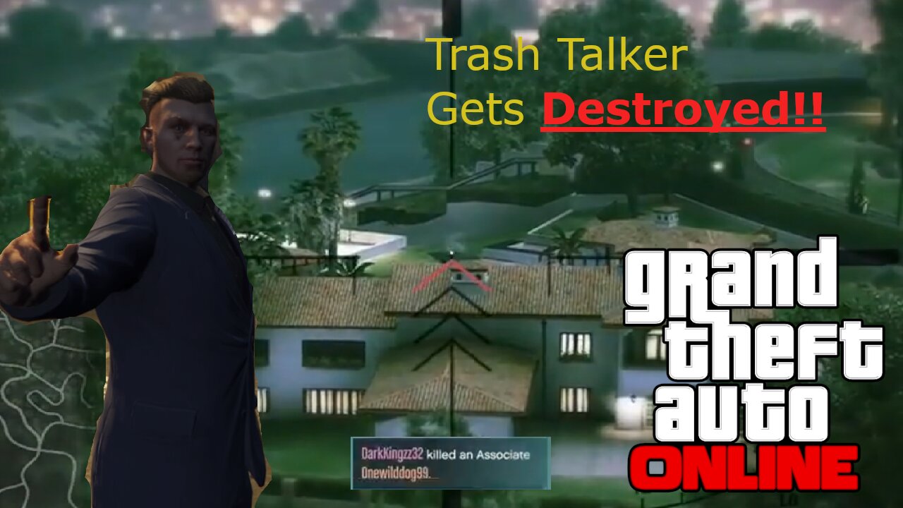 Trash Talking Biker Gets Destroyed | GTA Online