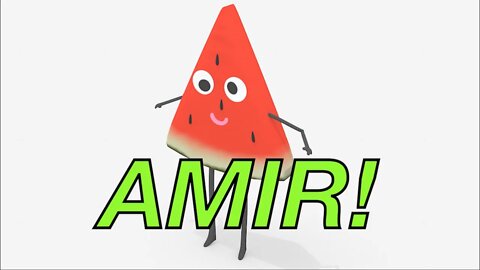 Happy Birthday AMIR! - WATERMELON Birthday Song