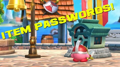 Super Kirby Clash - Item passwords