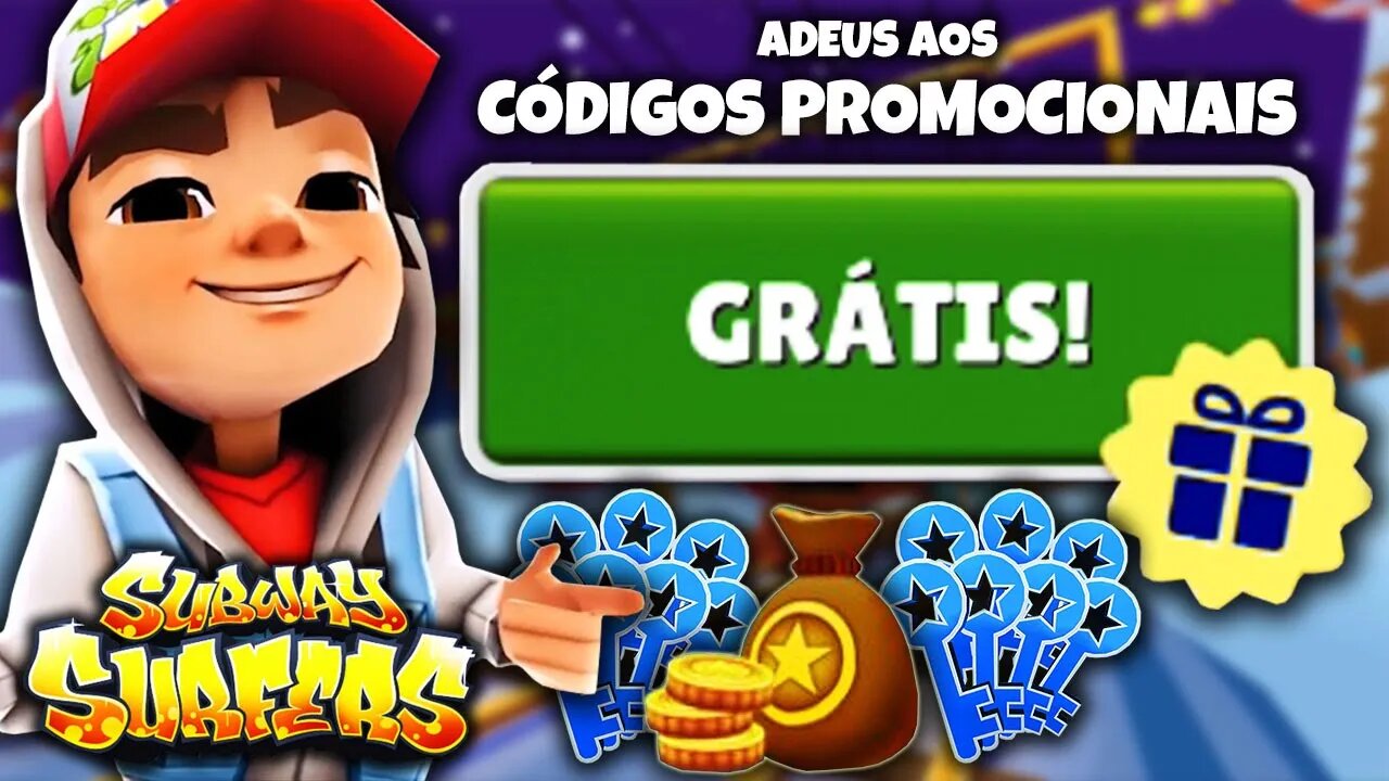 Adeus aos Códigos Promocionais do Subway Surfers