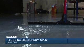 Flooding shelter now open in Brookfield