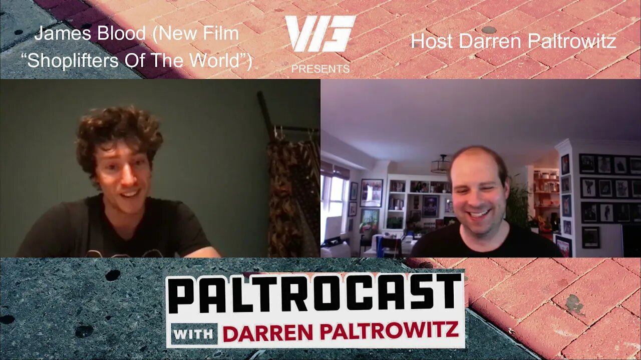 Actor James Bloor (new film "Shoplifters Of The World") interview with Darren Paltrowitz