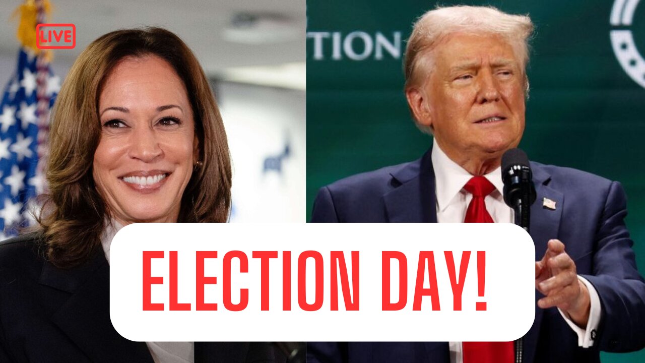 LIVE REACTION: ELECTION DAY! DONALD TRUMP VS. KAMALA HARRIS!