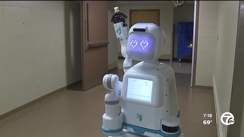 Meet Moxi! A robot helping Trinity Health nurses with everyday tasks