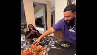 DJ Khaled Has Surprise Guest For Dinner | Guess Who?