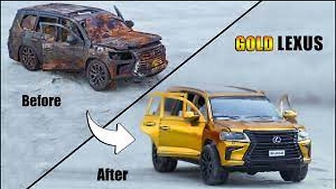 Restoration Lexus Lx570 SUV to Luxury Gold Car