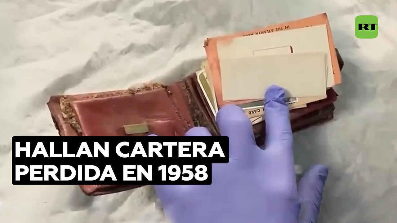 Encuentran una cartera perdida en 1958 en un teatro de Atlanta, EE.UU.