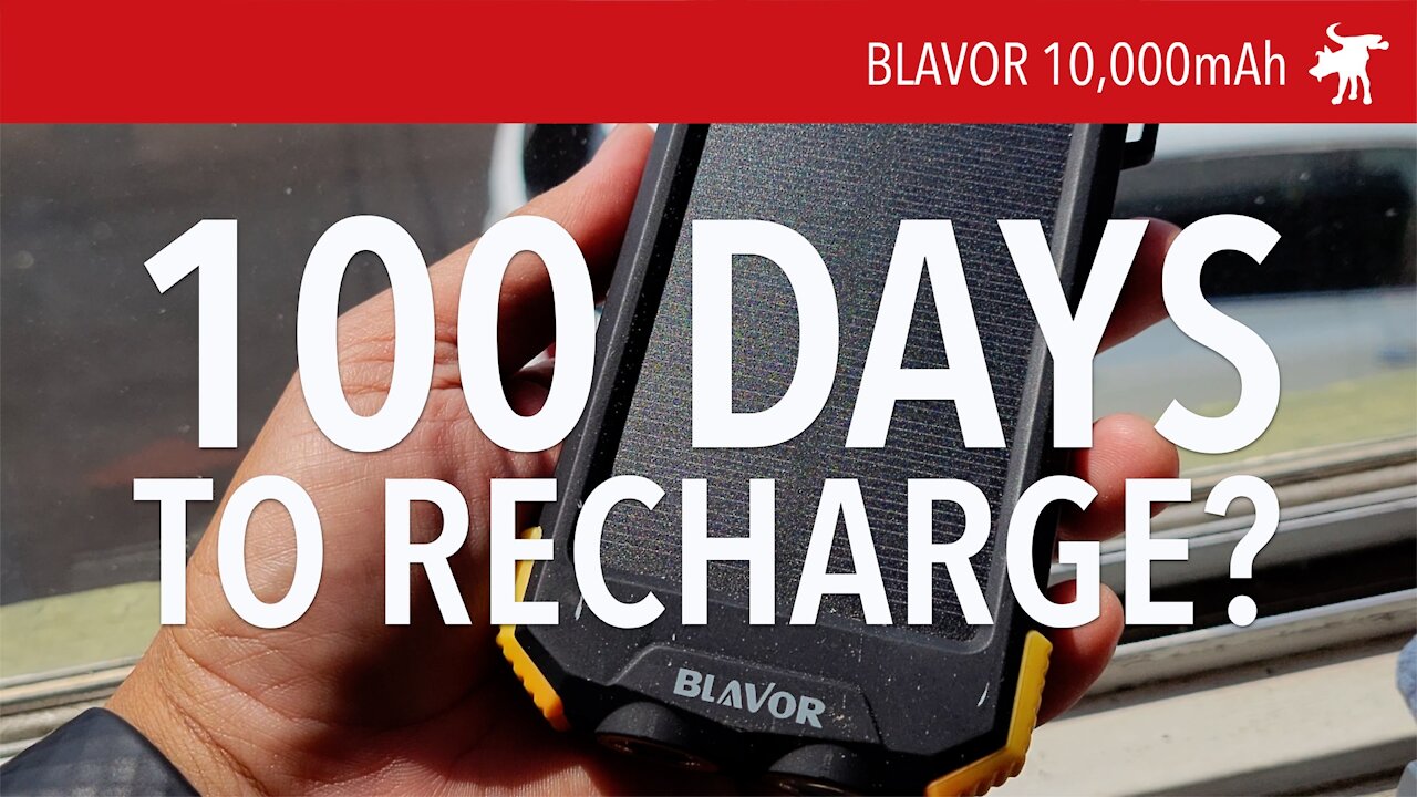 Blavor Solar Power Bank 100 Days