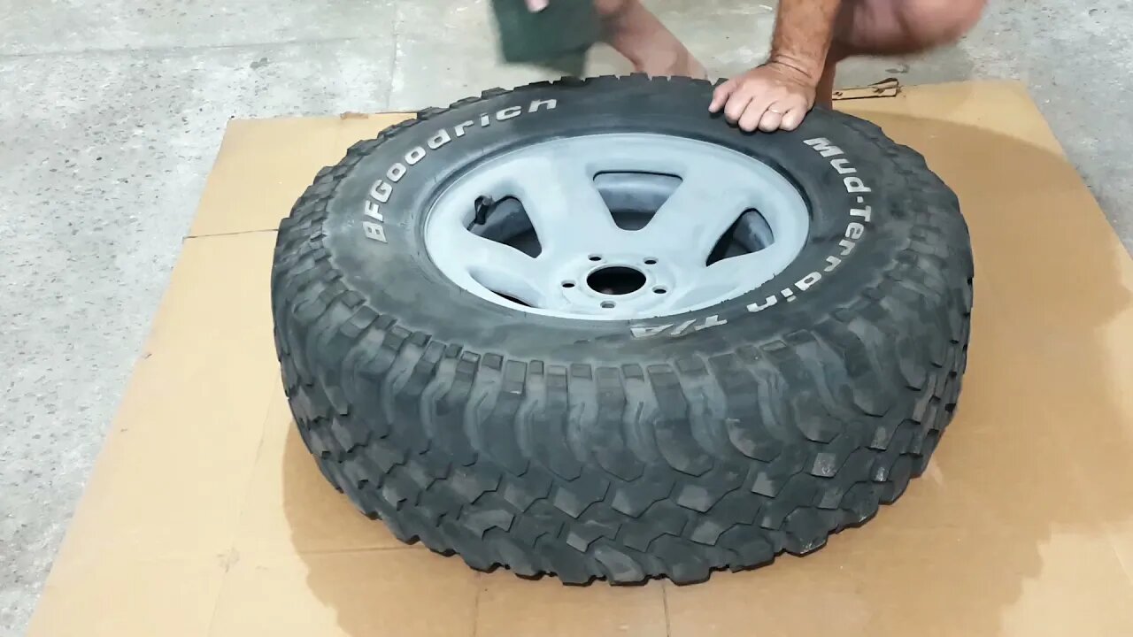 Qual cor pintei as rodas da Ranger?