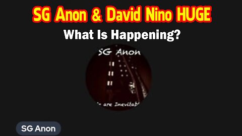 SG Anon & David Nino HUGE 2/28/23! What Is Happening?