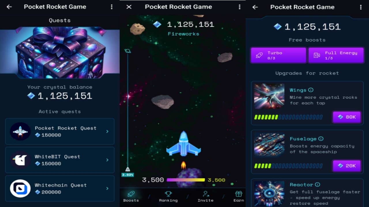 Pocket Rocket | A New Crypto Mining Telegram Bot