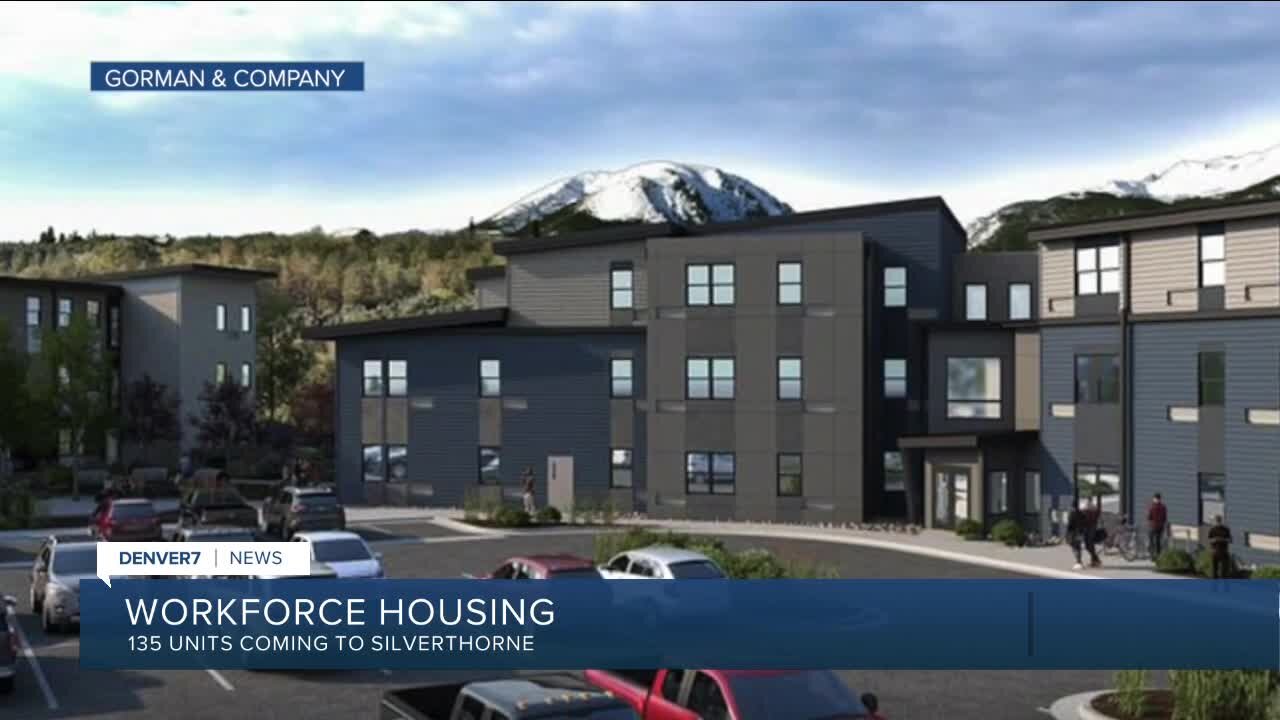 Apartment complex groundbreaking in Silverthorne today