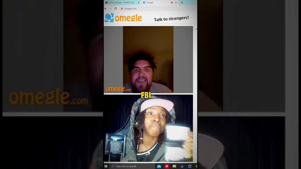 YALL THINK HE DID IT 😳⁉️ #omegle #omeglefunny #short #viralshort #nitrofade
