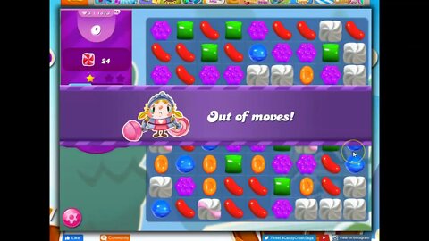 Candy Crush Level 1873 Talkthrough, 13 Moves 0 Boosters