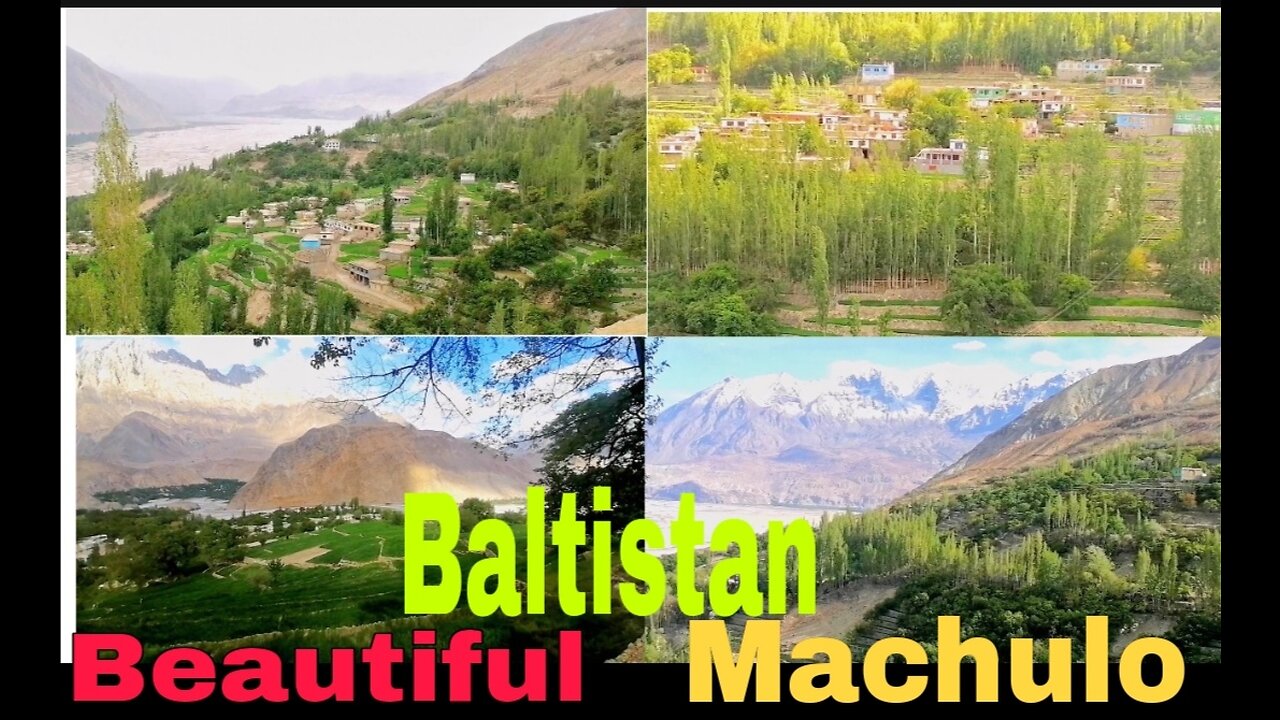 Beautiful machulo baltistan Northaira Pakistan