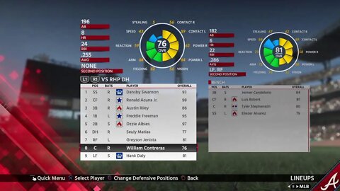 Braves Dynasty S:5 G:82 VS NYM (52-30)