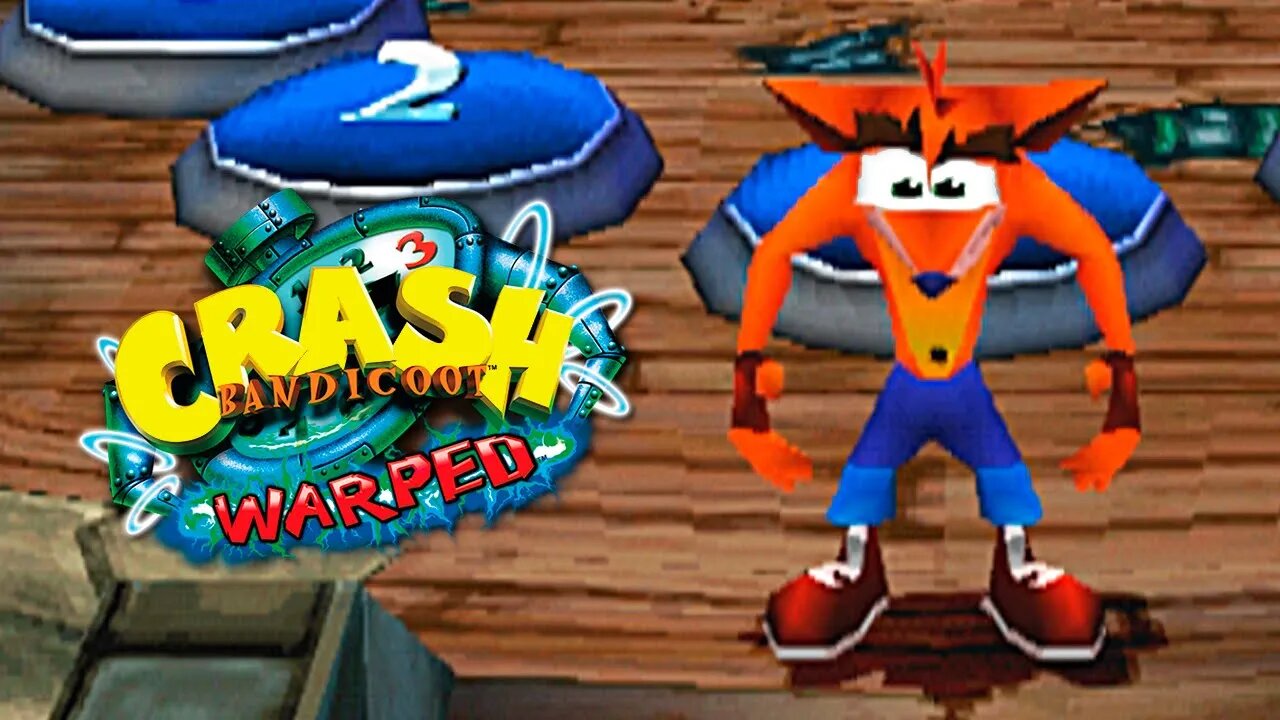 CRASH BANDICOOT 3 WARPED (PS1) #2 - Gameplay do jogo dublado em português! (Dublado em PT-BR)