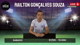 LIVE AO VIVO COM O RAILTON GONÇALVES SOUZA - ÁRBITRO ASSISTENTE FBF